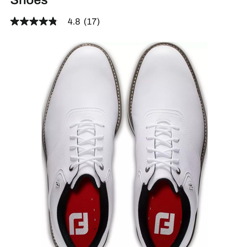 Footjoy White Athletic golf  Shoes